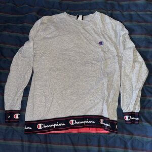 Champion Heather Gray Crewneck Top